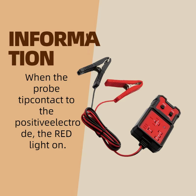 Automotive Relay Tester Relay Tester Relay Repair Tool Tester Automotive Circuit Repair Tool