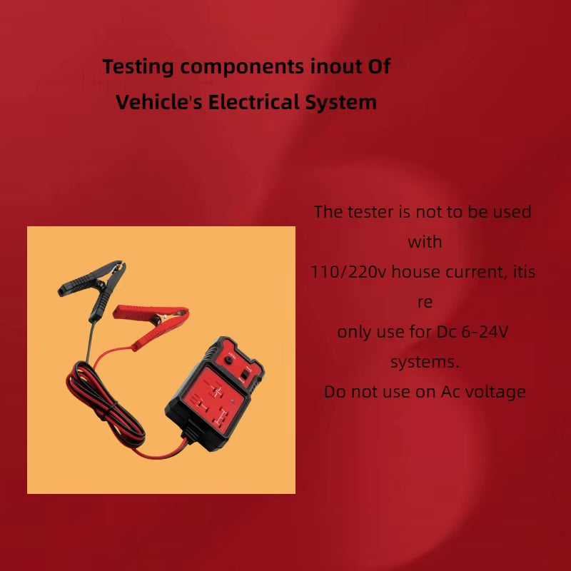 Automotive Relay Tester Relay Tester Relay Repair Tool Tester Automotive Circuit Repair Tool